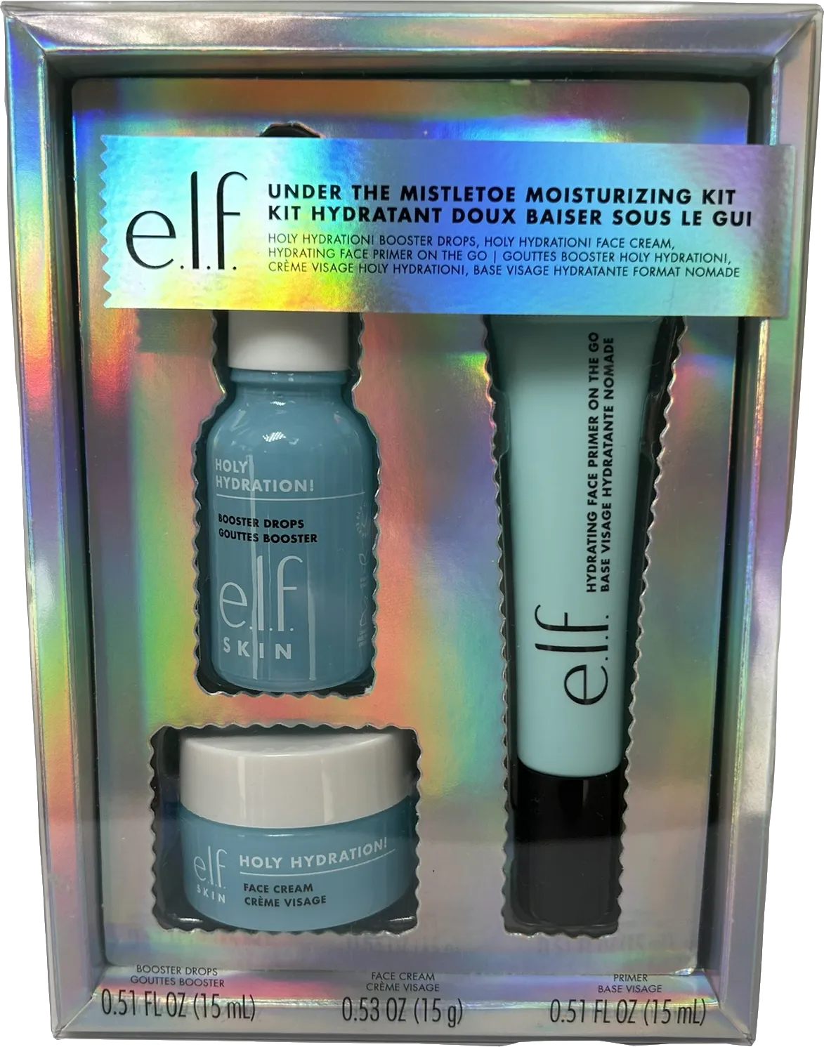 E.L.F Cosmetics Under The Mistletoe Moisturizing Kit 15ml, 15g, 15ml