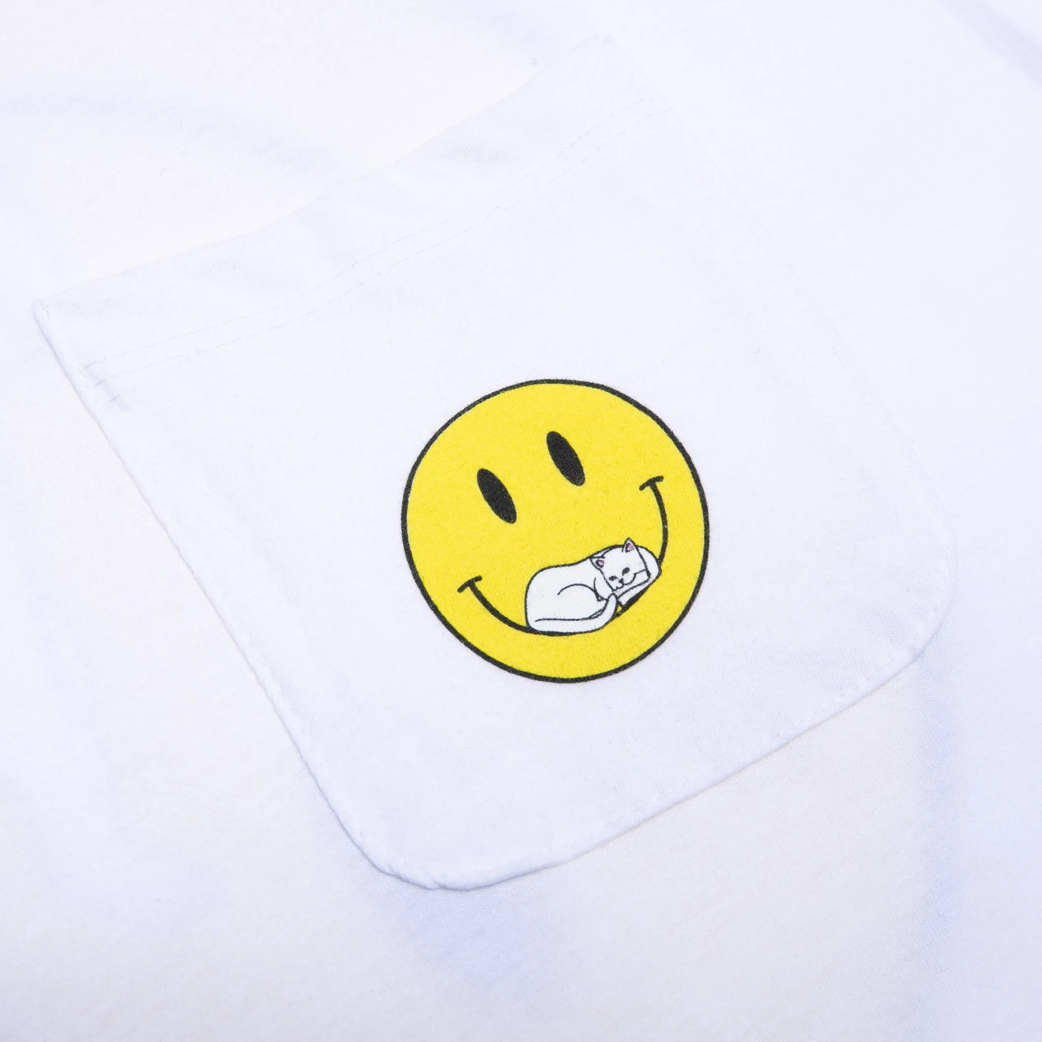 Everything Will Be OK Pocket Tee (White)