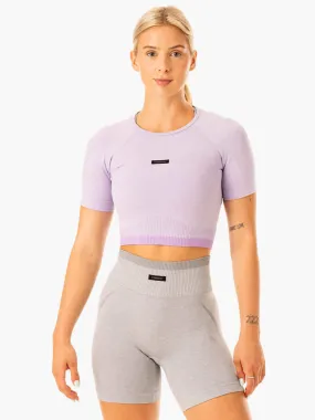 Excel Seamless T-Shirt - Lavender Marl