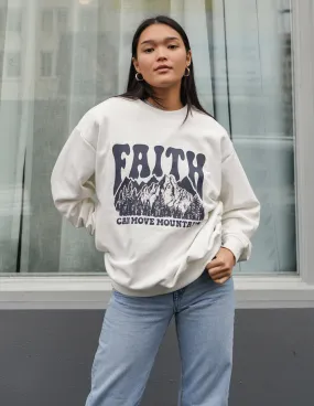 Faith Can Move Mountains Unisex Crewneck