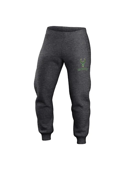 Fanatics Air Gray Milwaukee Bucks Hooded Sweatshirt and Jogger Set