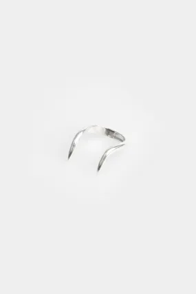 Fang silver ring