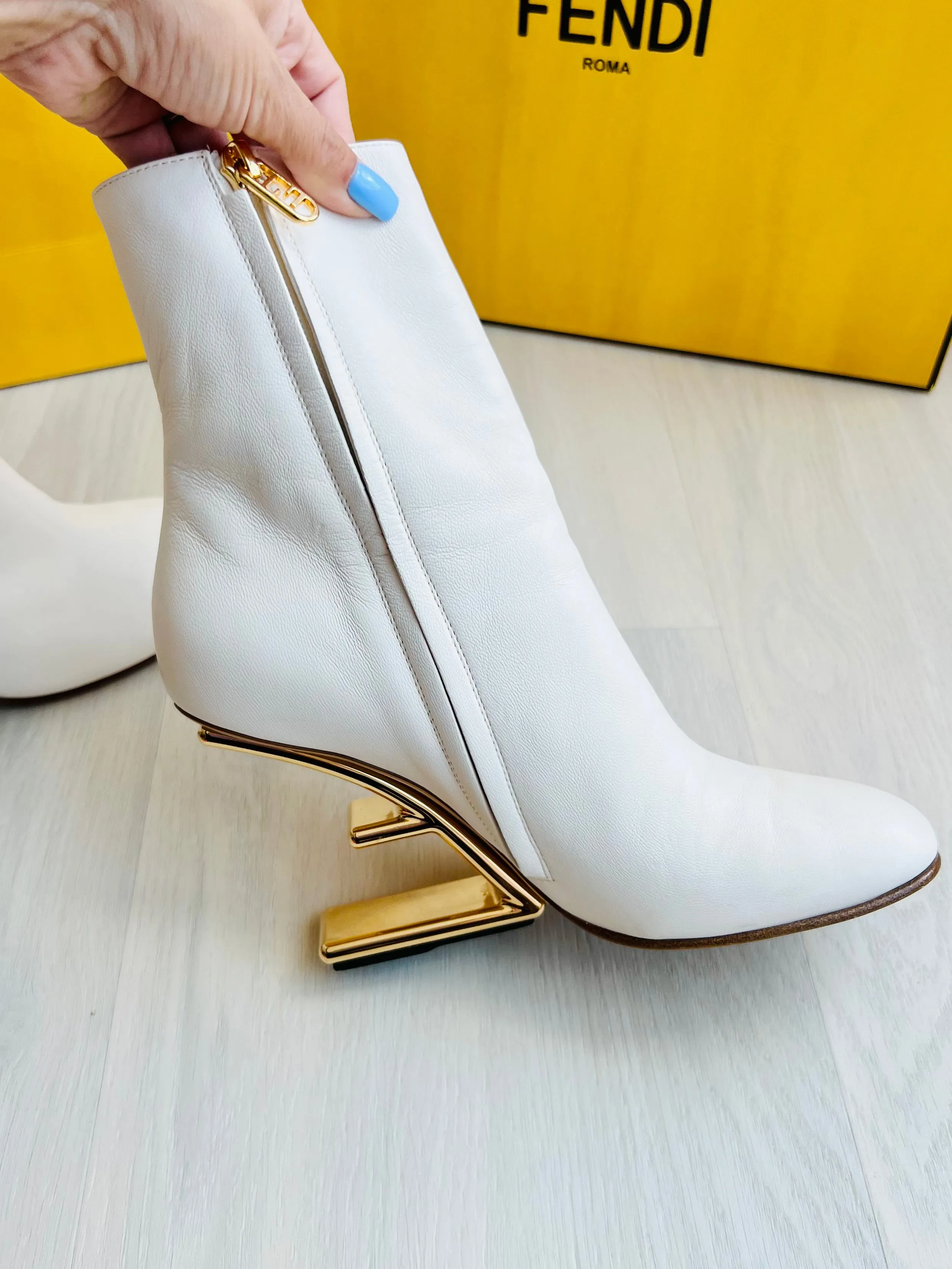 Fendi First Wedge Booties