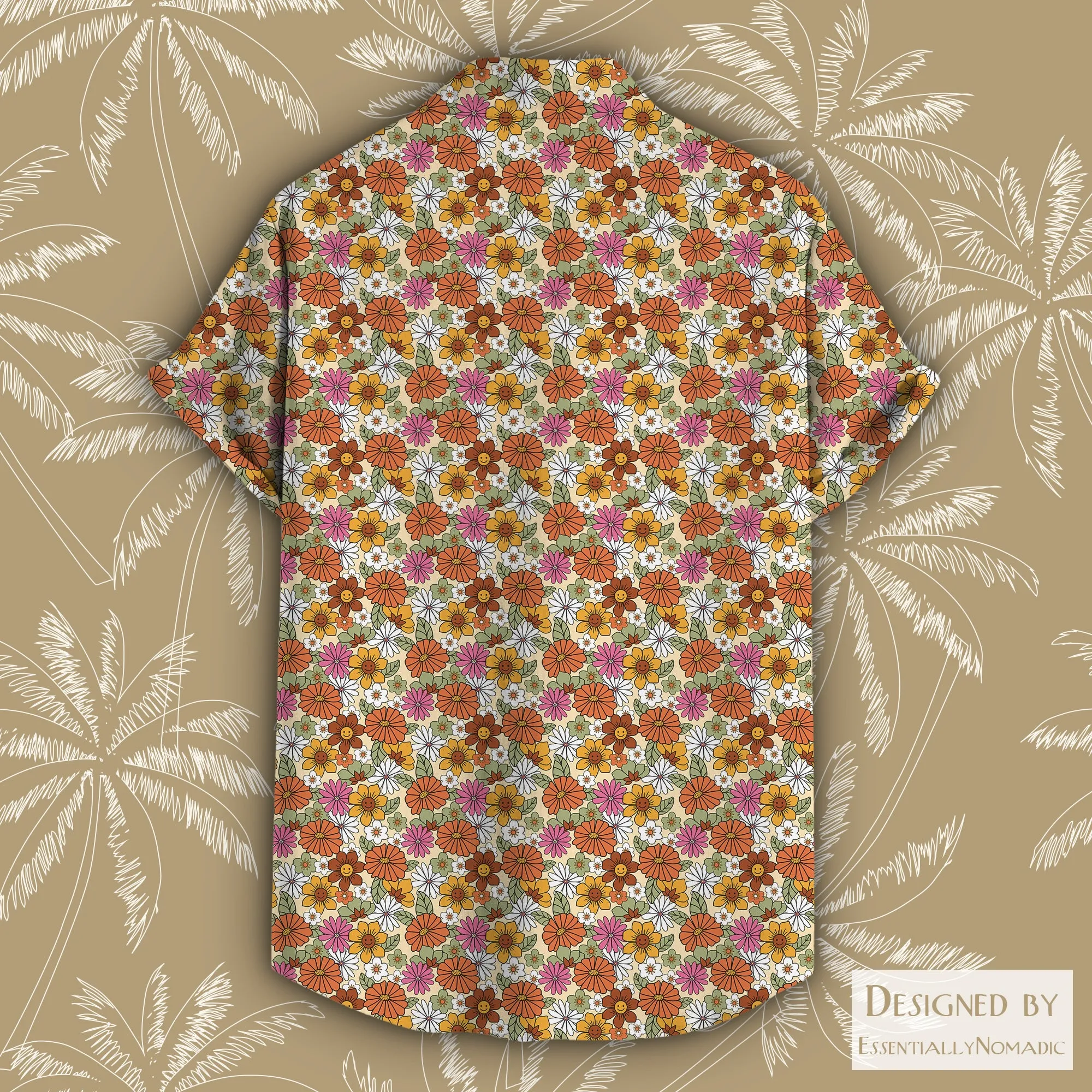 Floral Smiles Hawaiian Shirt