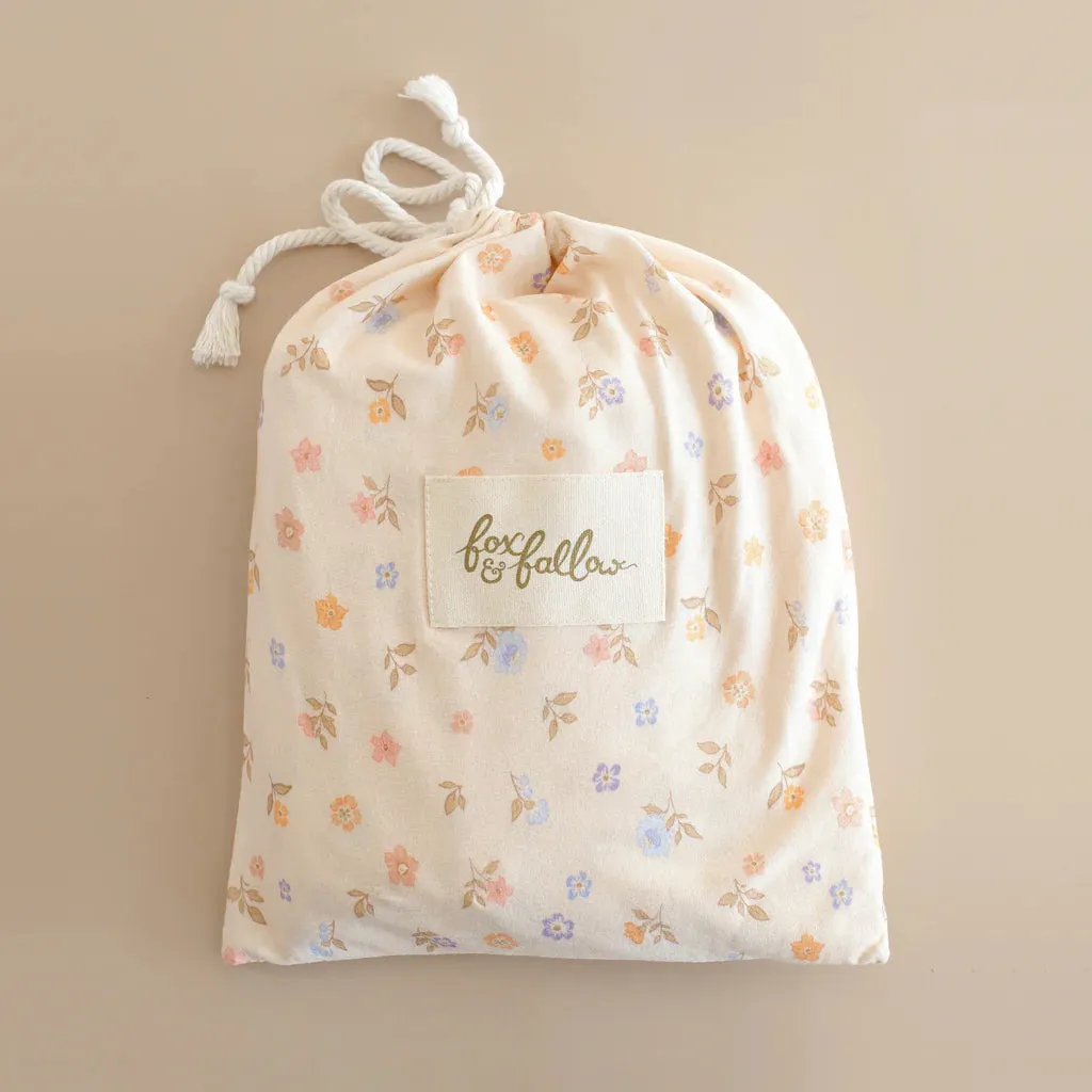 Fox & Fallow Meadow Organic Fitted Cot Sheet