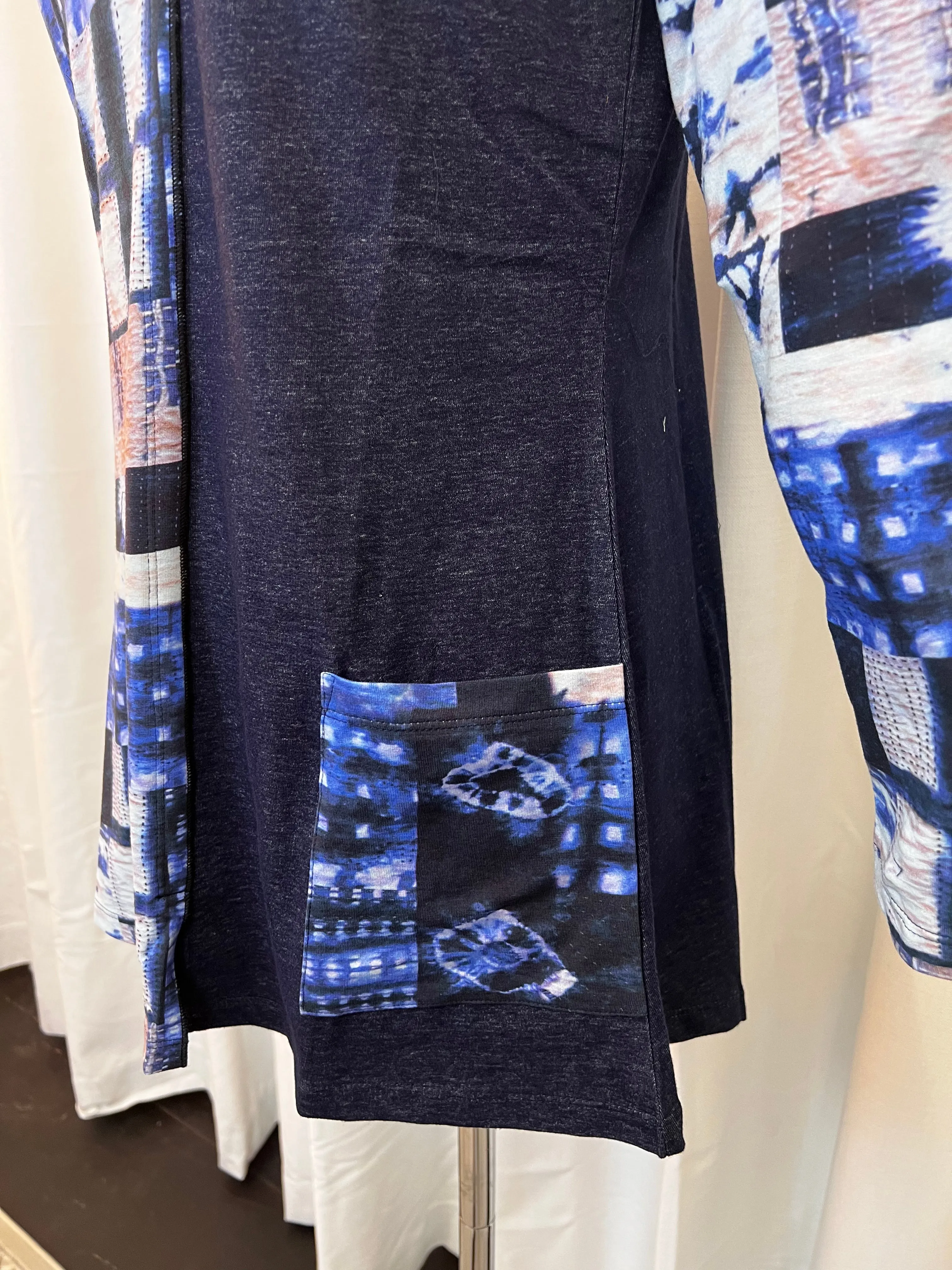 Fumi Tunic - Blue/Grey