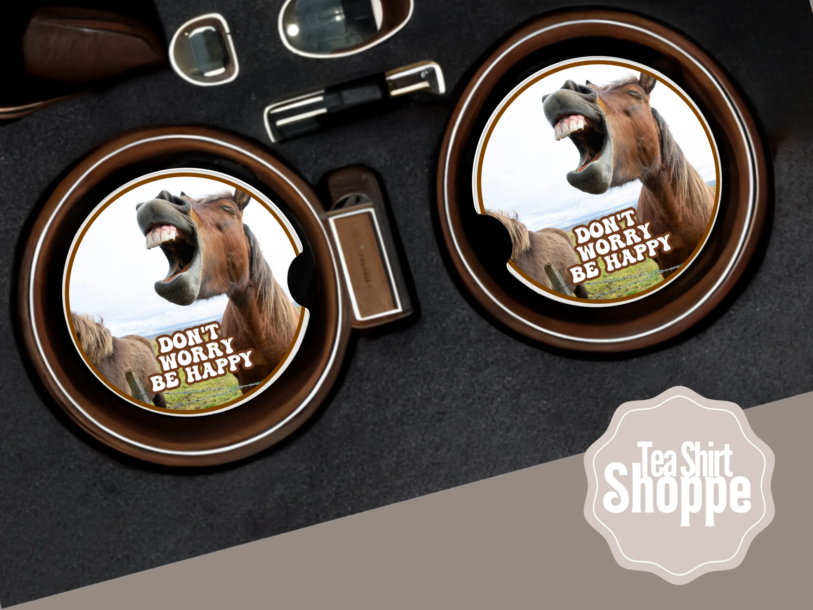 Galloping Giggles Car Coasters