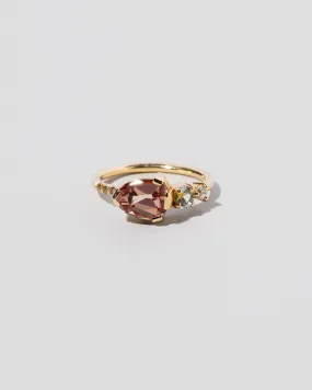 Garnet & Diamond Ring