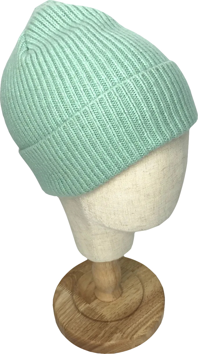 Green Soft Knit Beanie One Size