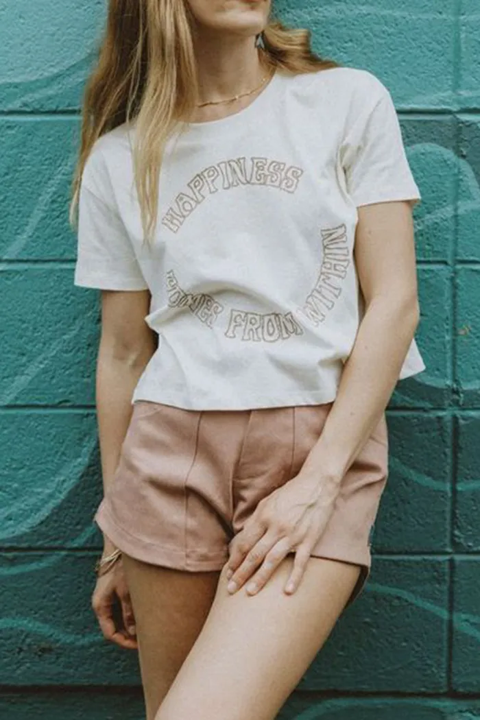 Happiness Crop Tee