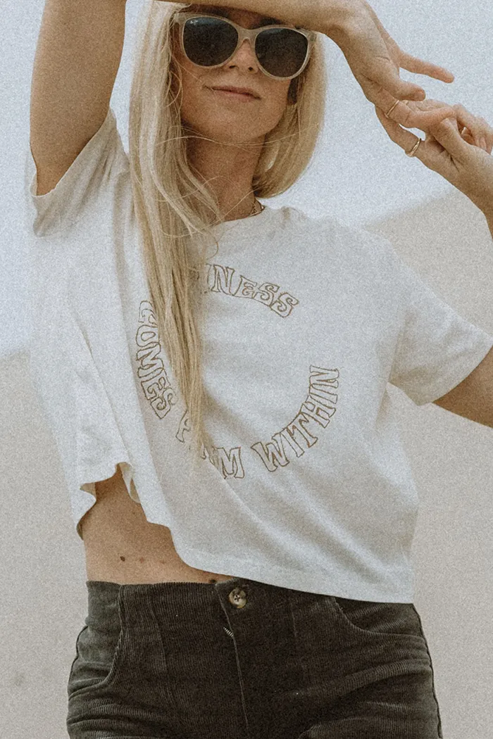 Happiness Crop Tee