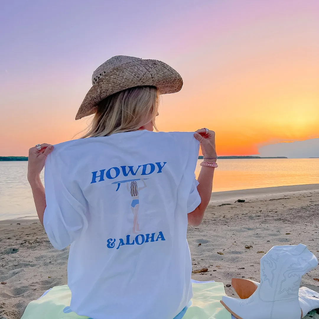 HOWDY & ALOHA  T-SHIRT