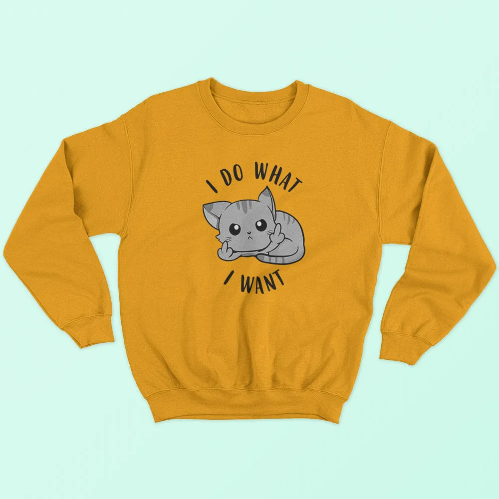 I Do What I Want Sweatshirt