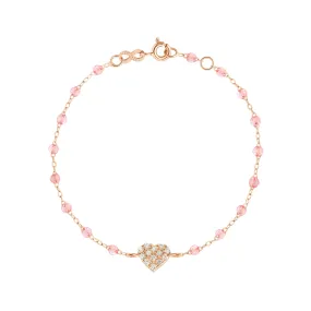 In Love Diamond Bracelet, Rosée, Rose Gold, 6.7"