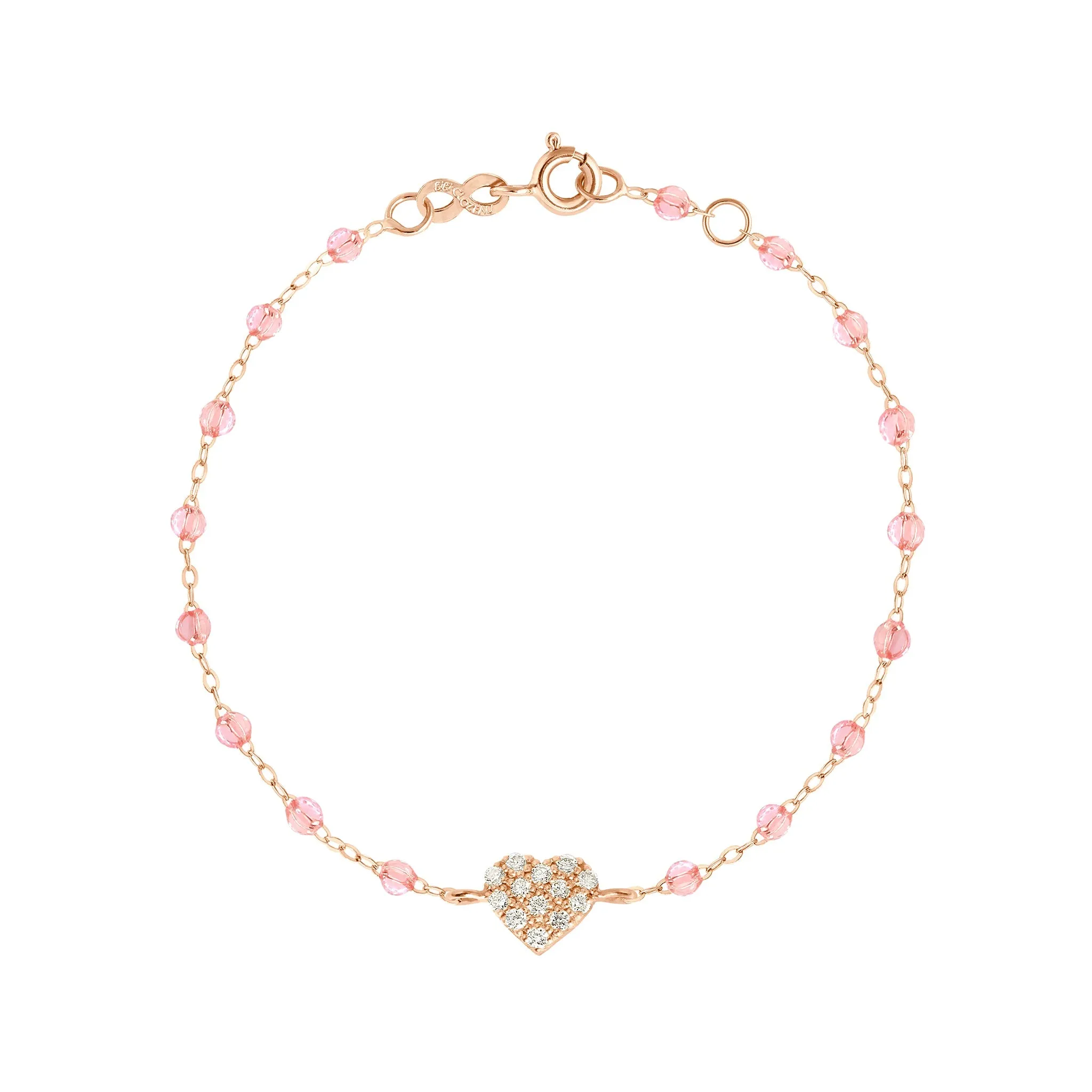 In Love Diamond Bracelet, Rosée, Rose Gold, 6.7"