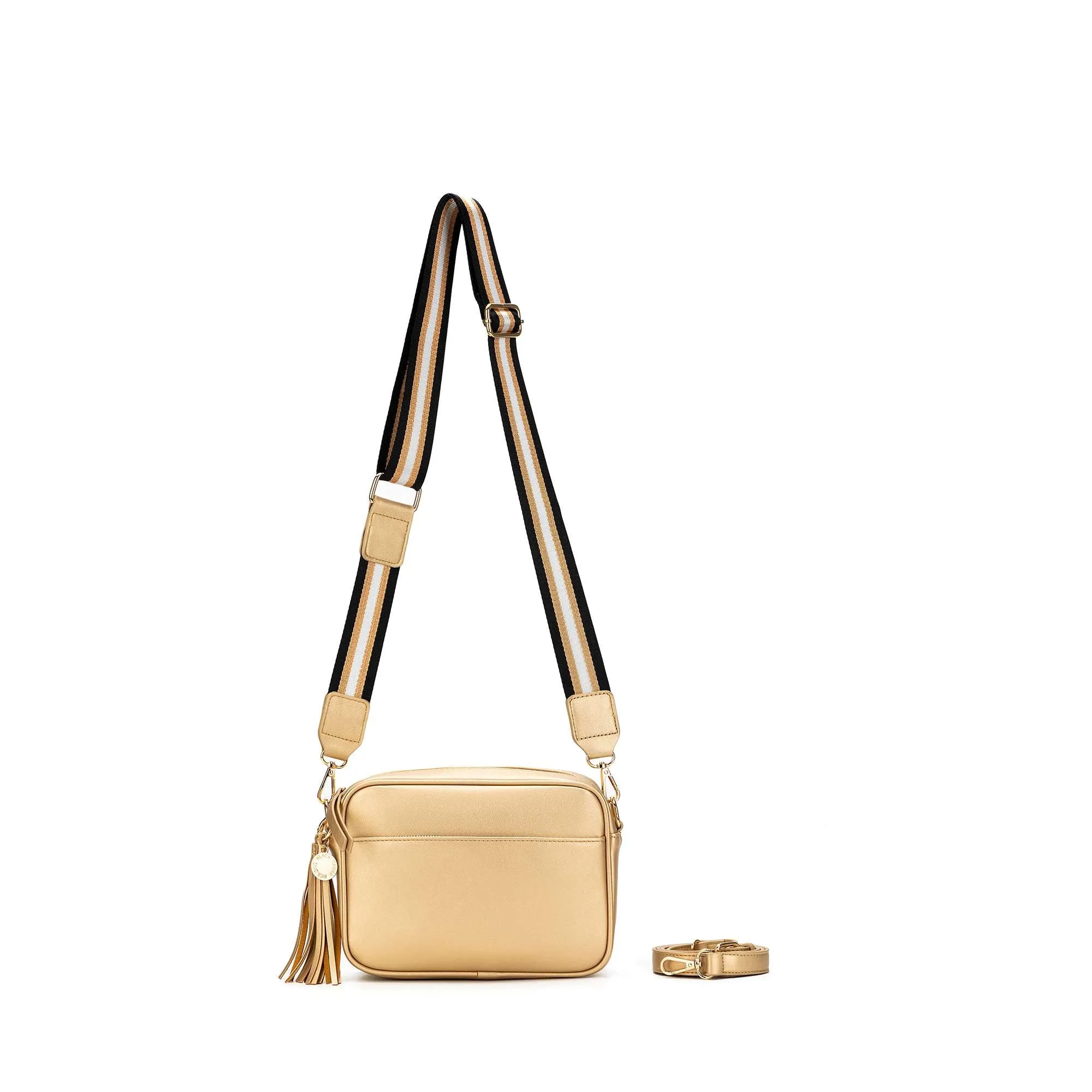 Indie Gold Crossbody Bag