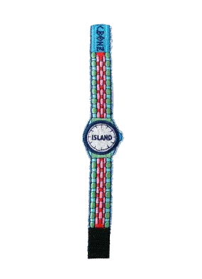 ISLAND Embroidered "Watch" Bracelet