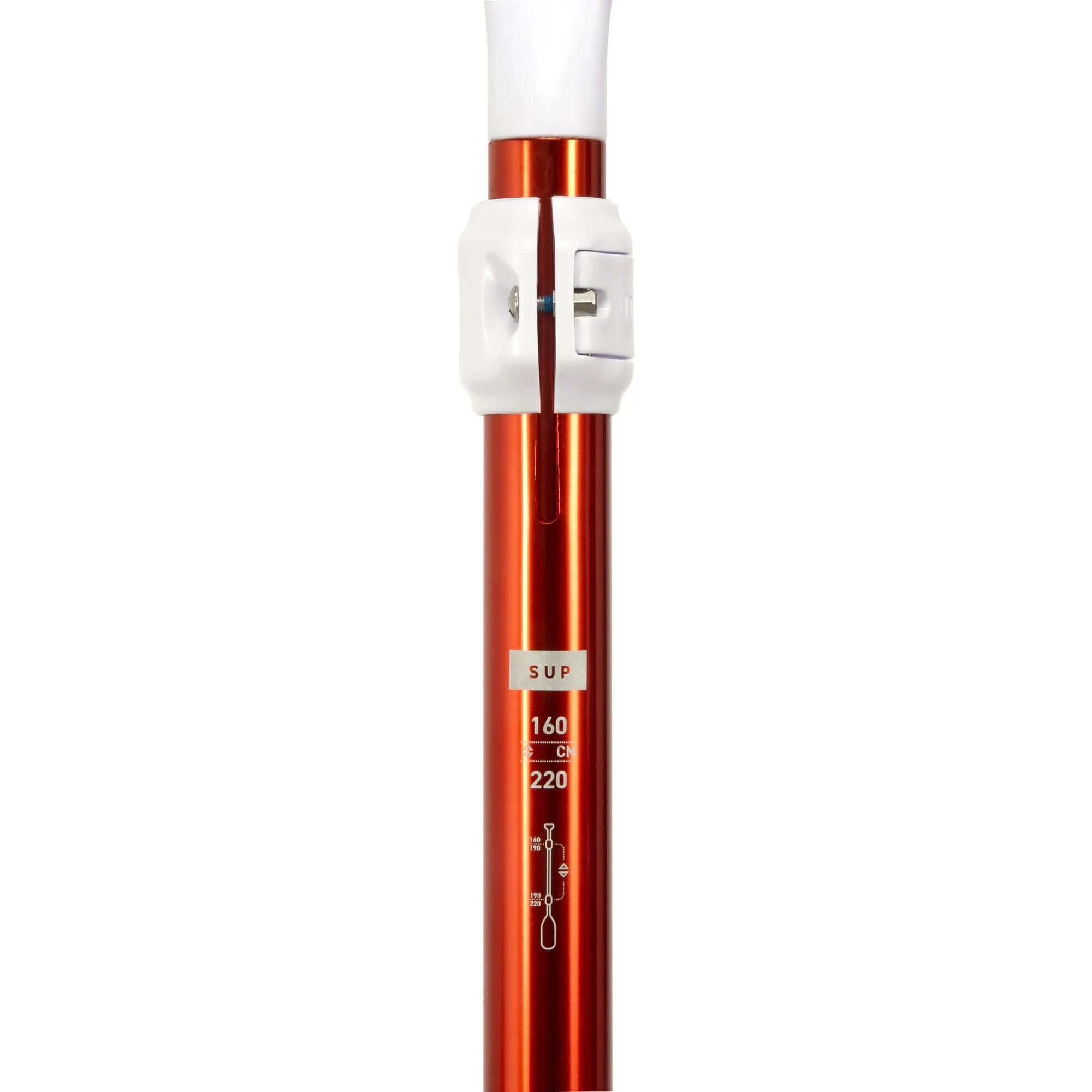 Itiwit Paddle Ultra-compact 5-part stand-up paddle (160-220 cm orange).