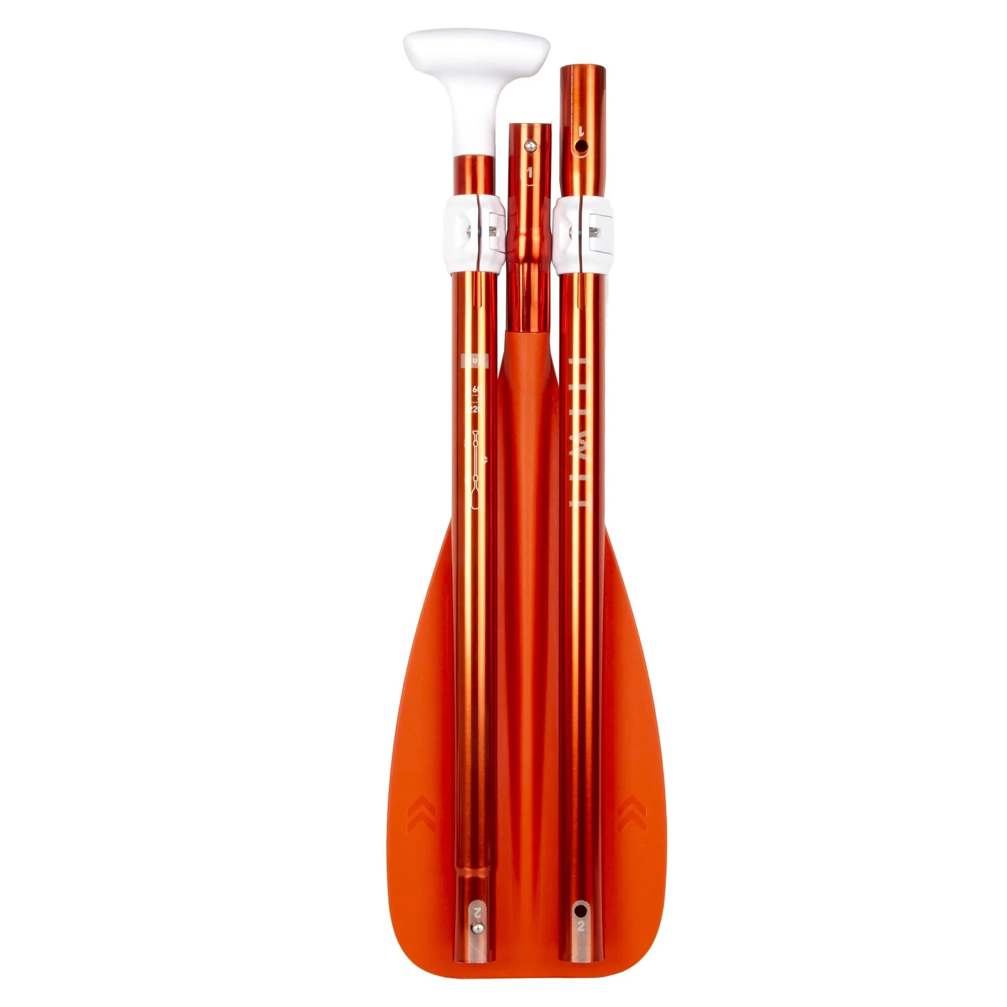 Itiwit Paddle Ultra-compact 5-part stand-up paddle (160-220 cm orange).