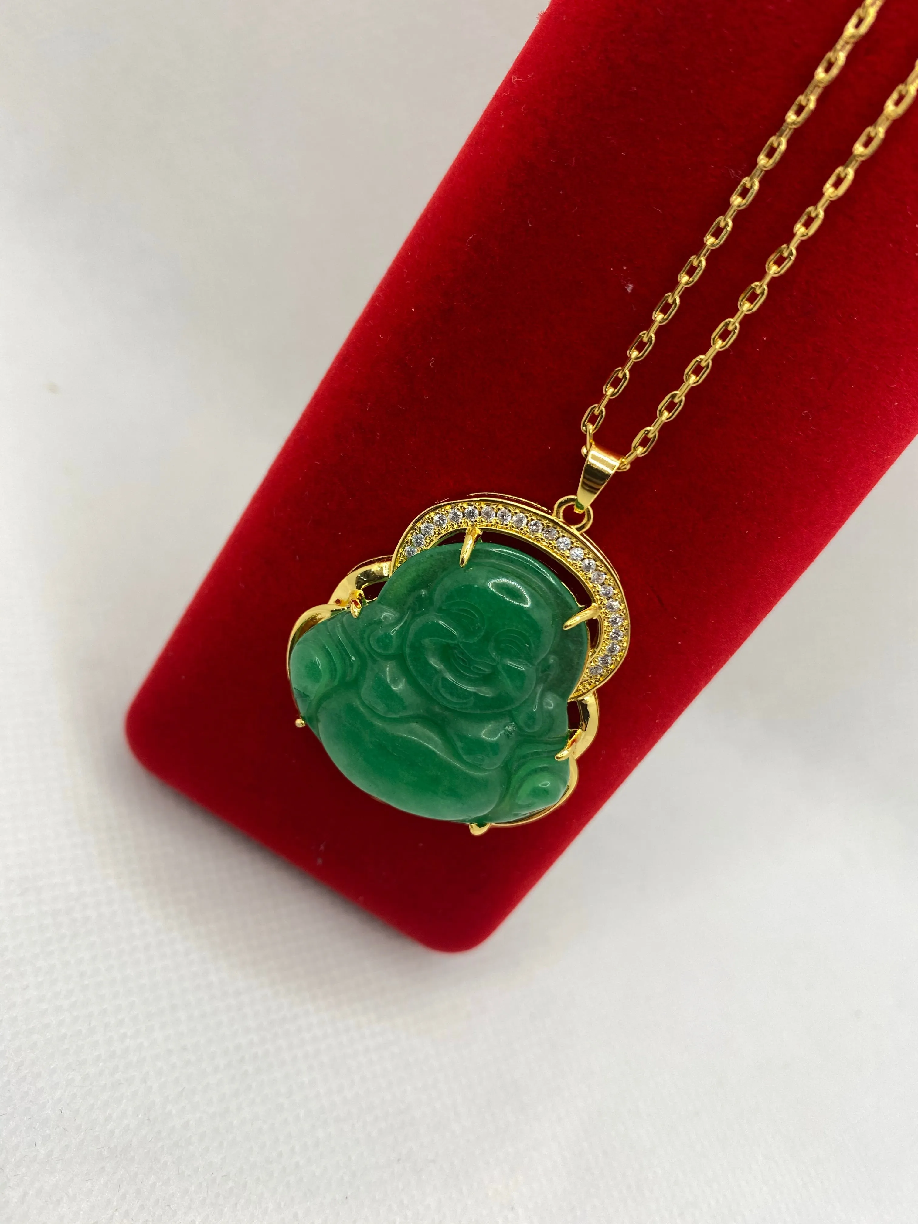 Jade Buddha Necklaces