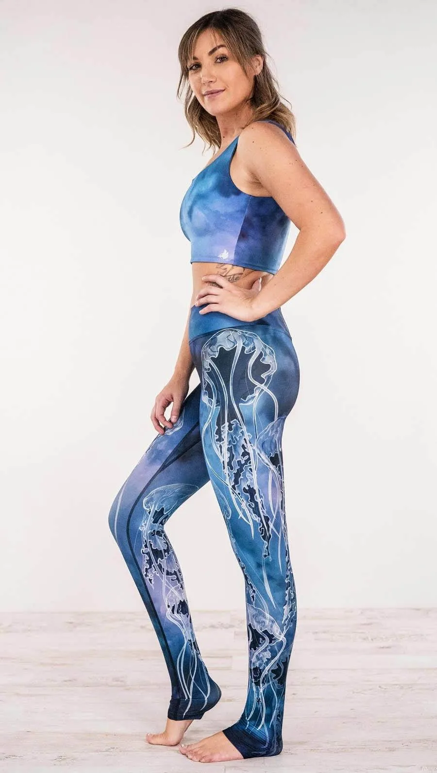 Jellyfish - Full Length Triathlon Leggings