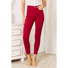 Judy Blue Deep Red Skinny Jeans