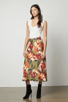 KAIYA PRINTED SKIRT