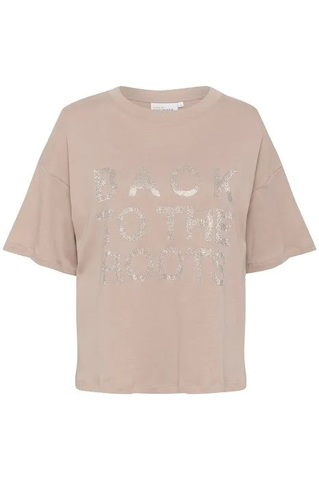 Karen By Simonsen Nooma Tee in Simply Taupe