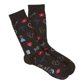 K.Bell Men's Medical Crew Sock