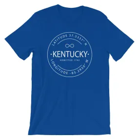 Kentucky - Short-Sleeve Unisex T-Shirt - Latitude & Longitude