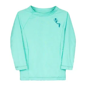 Kids Performance Long Sleeve Shirt | Mint | SA Logo