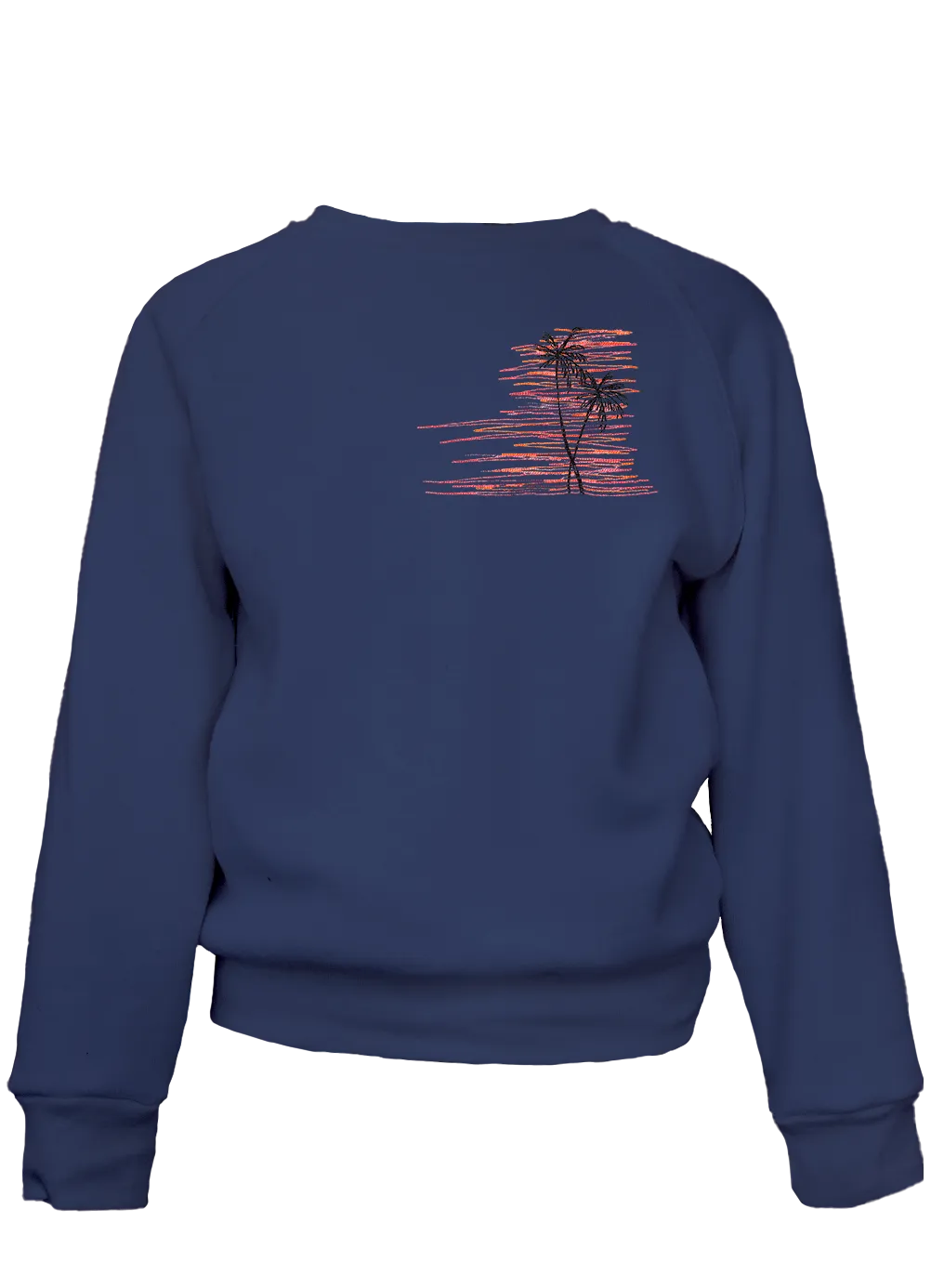 Kid's Sunset Palms Classic Crew Pullover