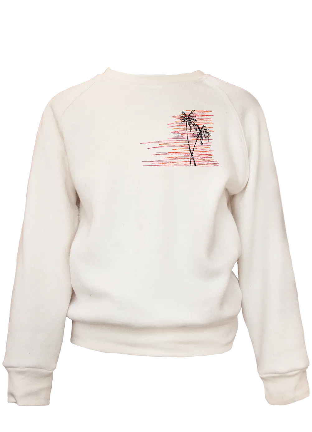 Kid's Sunset Palms Classic Crew Pullover