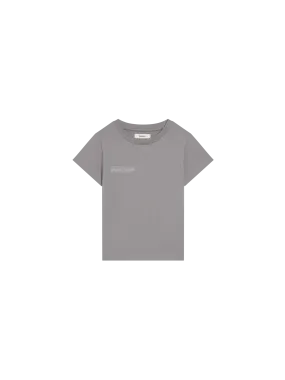 Kids' T-Shirt - Solar System—moon grey