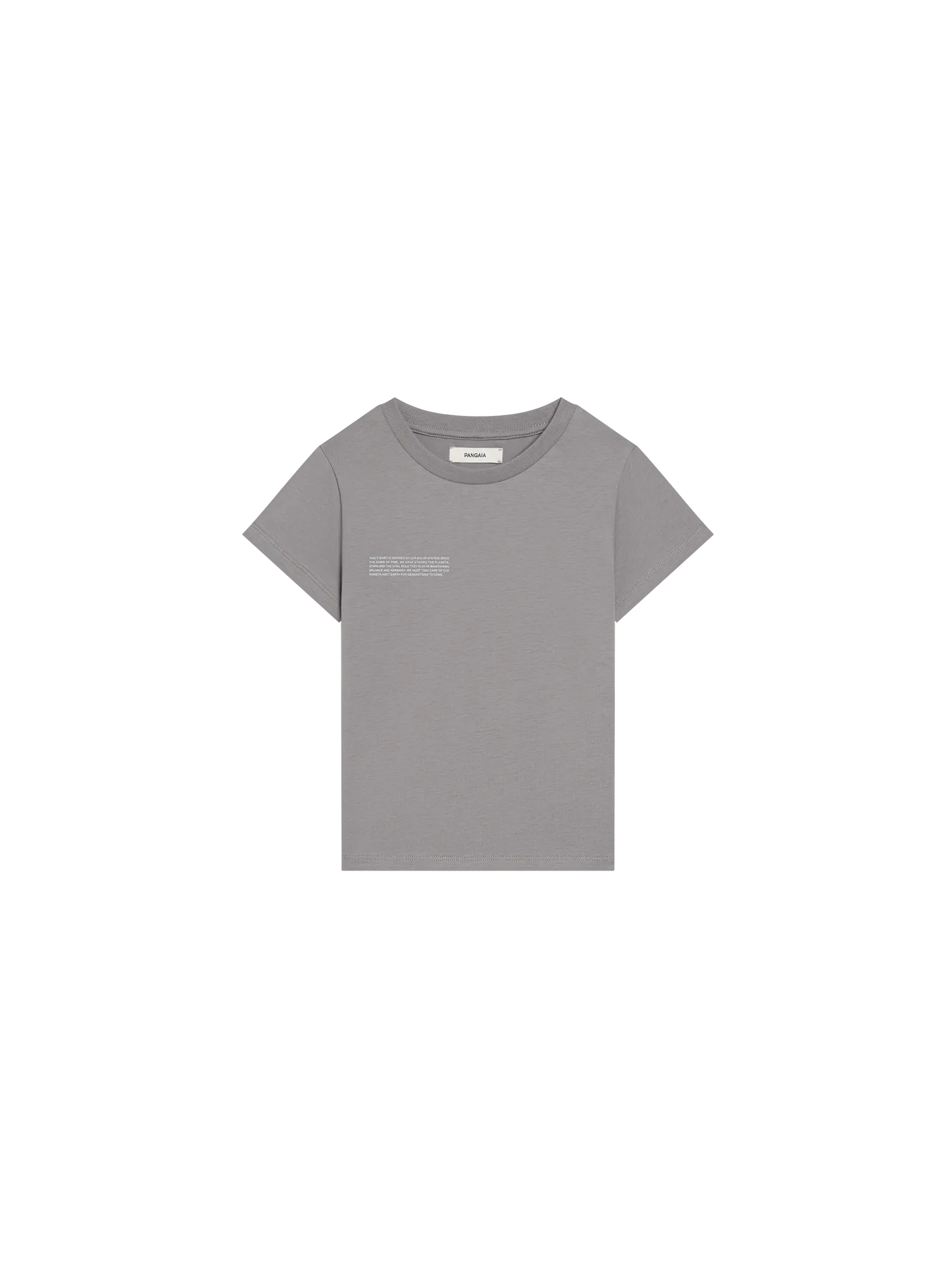 Kids' T-Shirt - Solar System—moon grey