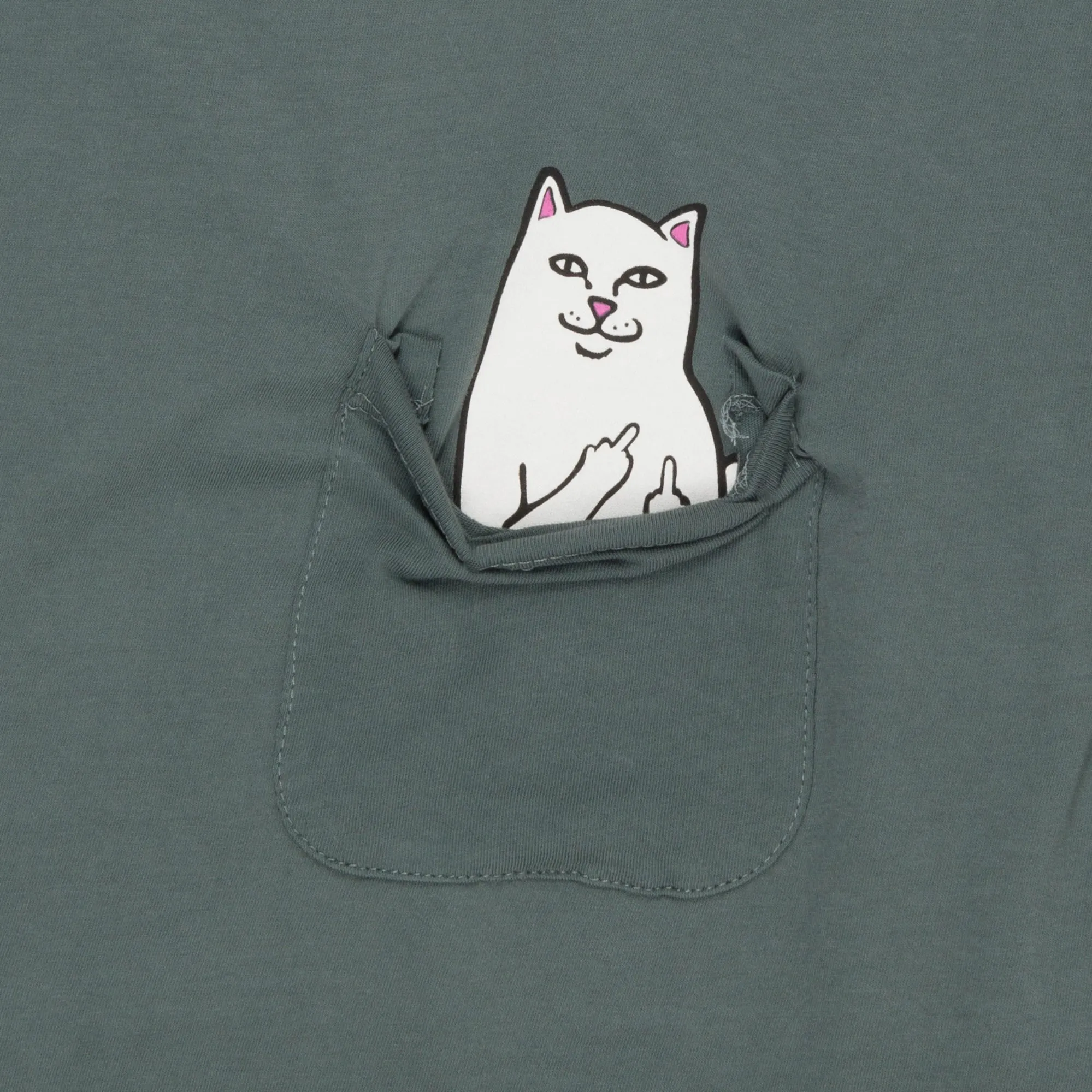 Lord Nermal Cropped Pocket Long Sleeve (Charcoal)