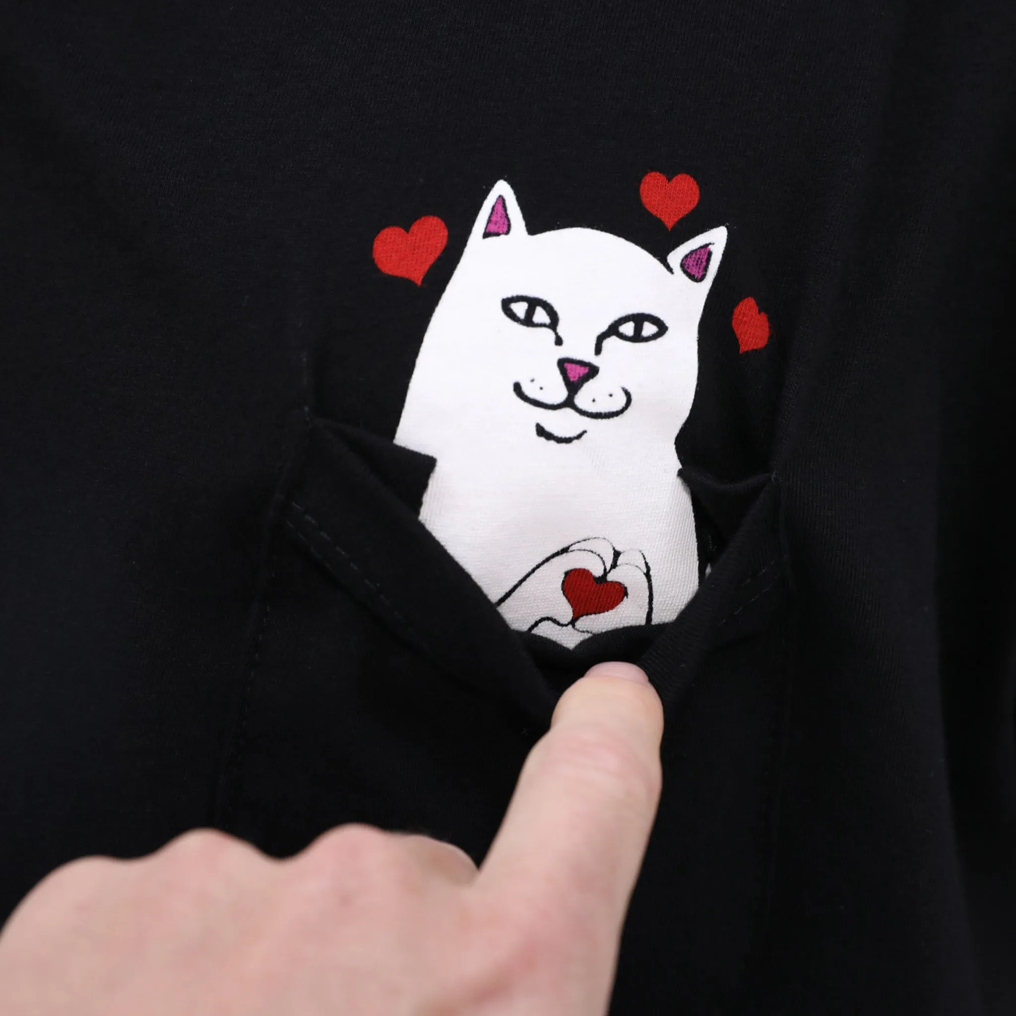 Lord Nermal Loves Pocket Tee (Black)