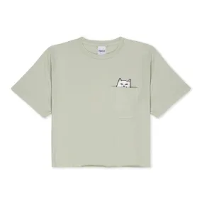 Lord Nermal Peace Cropped Pocket Tee (Sage)