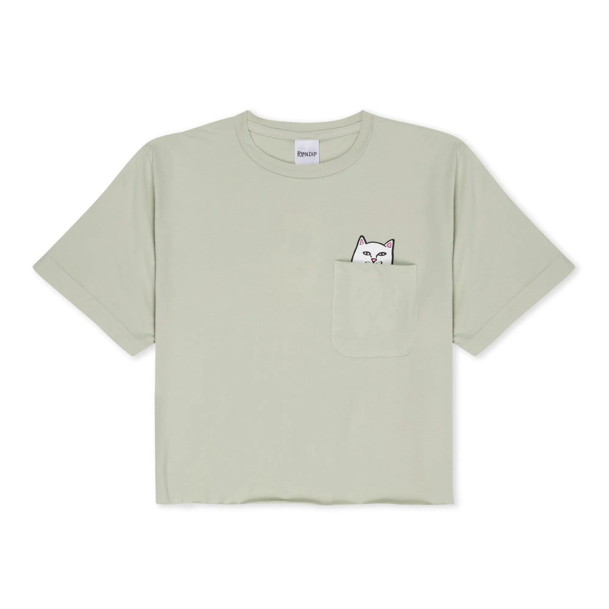 Lord Nermal Peace Cropped Pocket Tee (Sage)