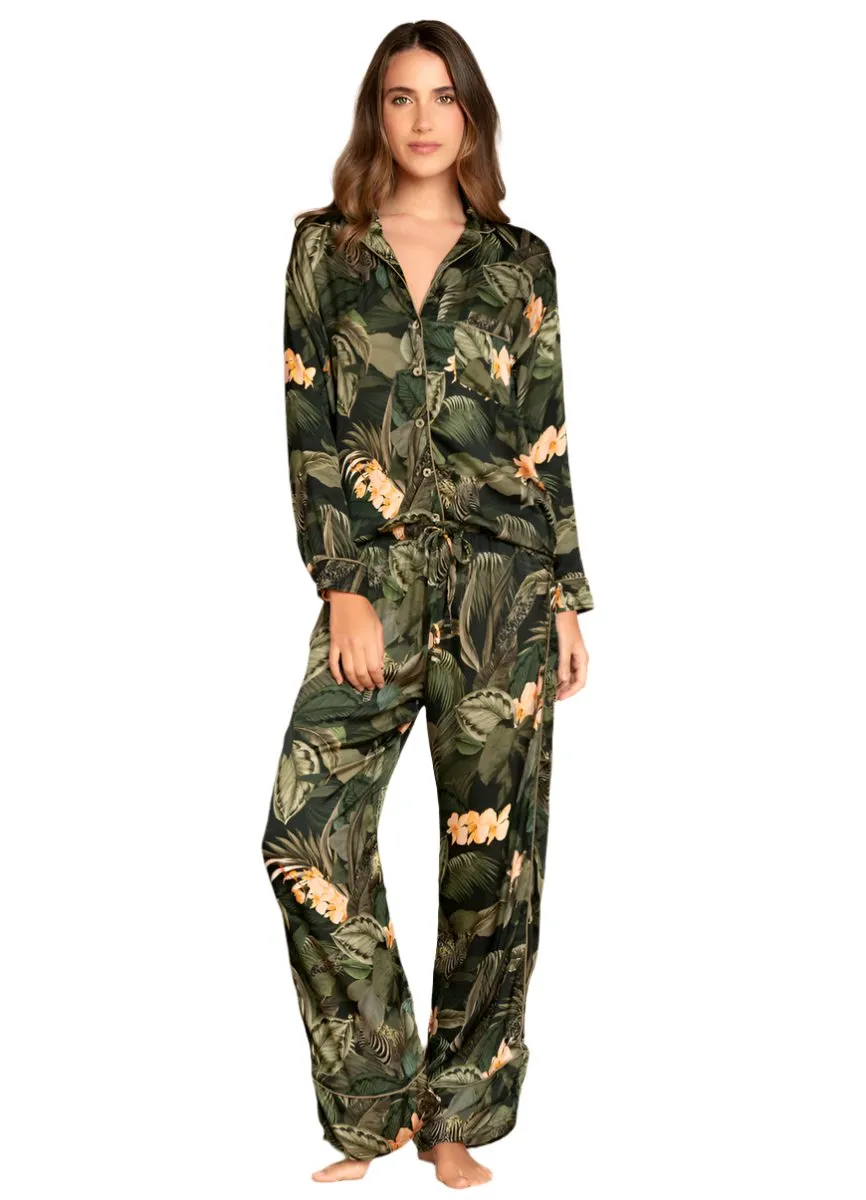 Maaji Olive Garden Dandelion Long Sleeve Pant Set