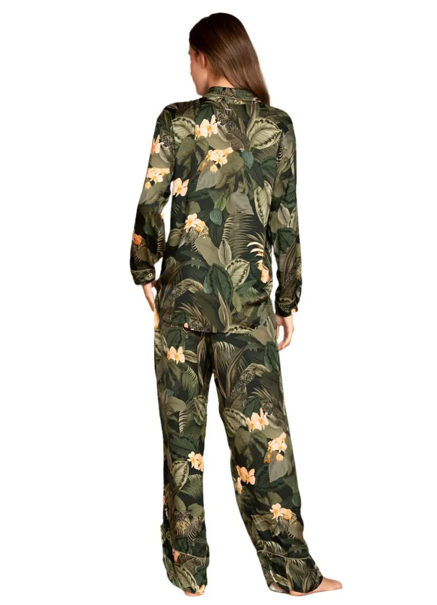 Maaji Olive Garden Dandelion Long Sleeve Pant Set