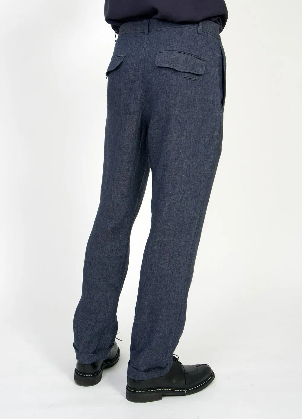 MADS | Loose Fit Trousers | Blue Delave