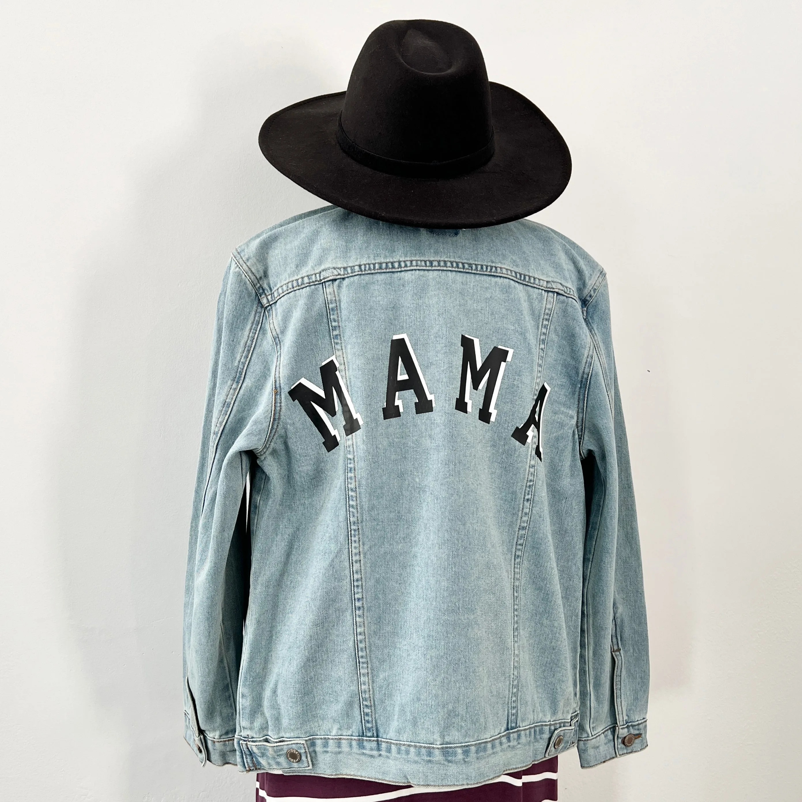 Mama Denim Jacket - Blue