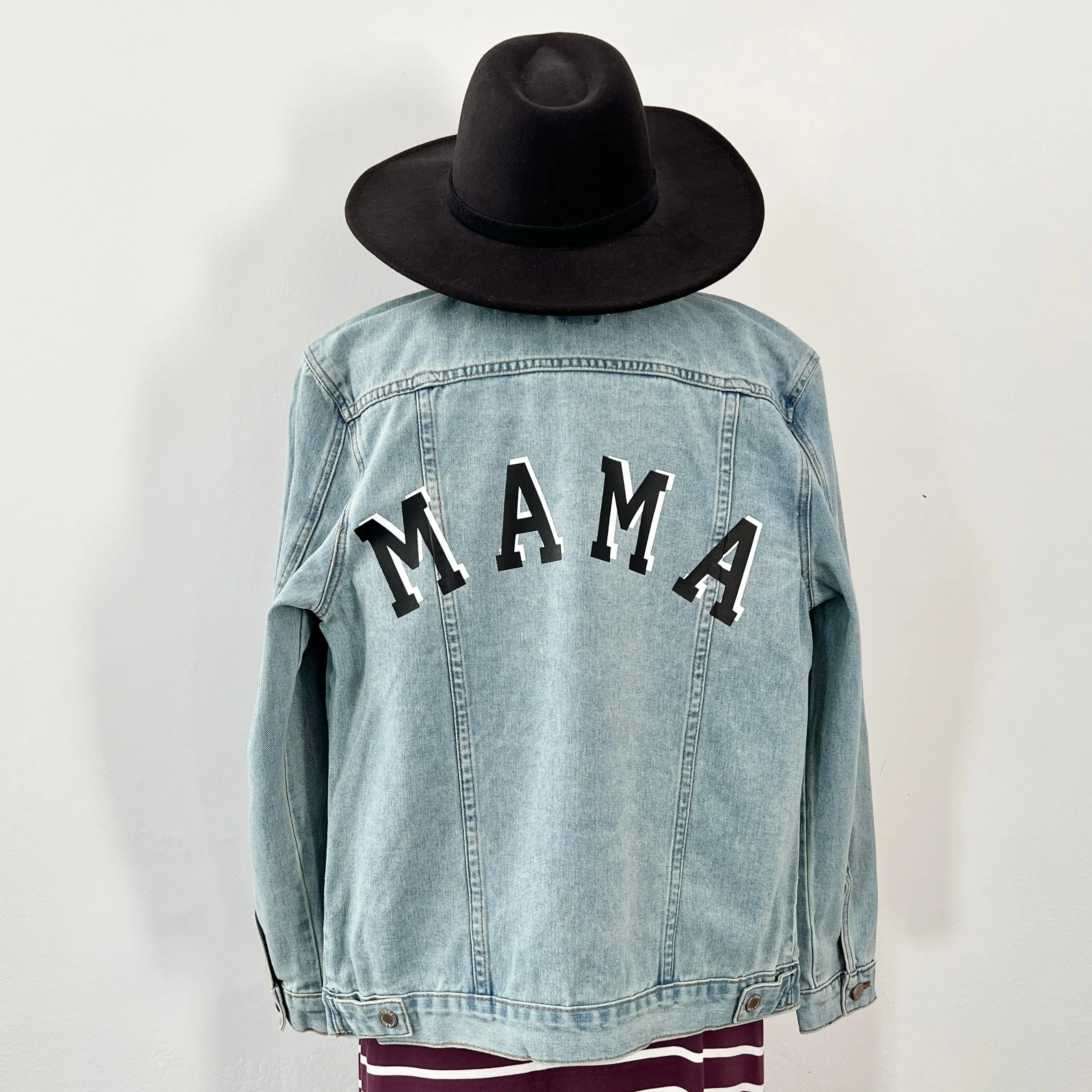 Mama Denim Jacket - Blue