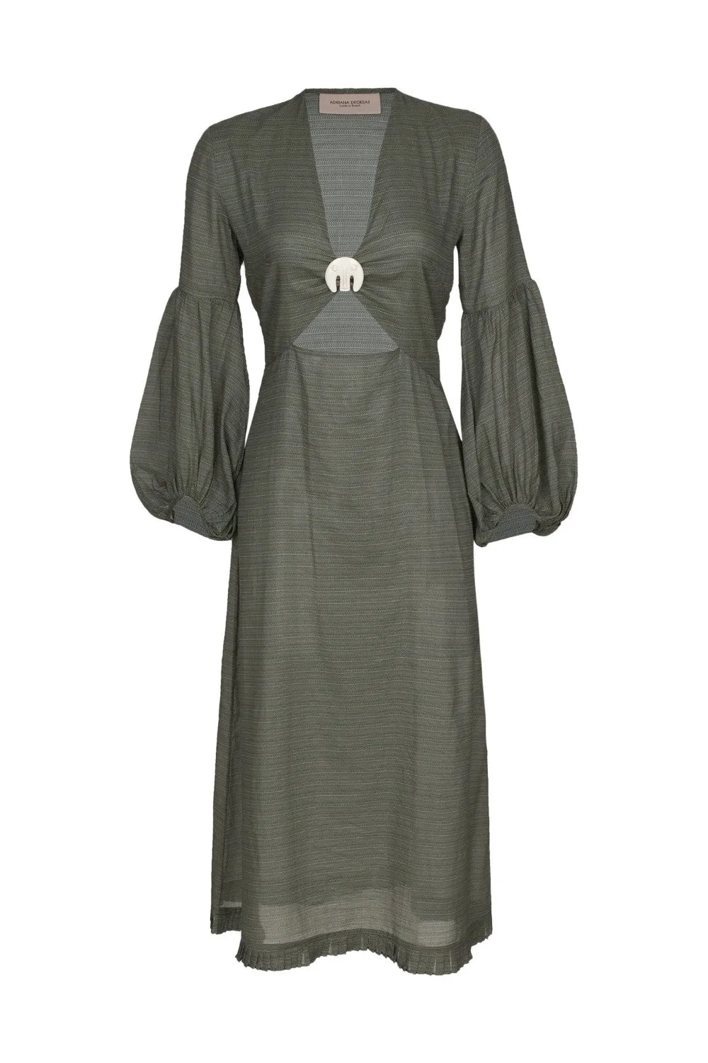 Masque Long Sleeved Long Dress