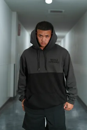 MAU GRAY & BLACK HOODIE