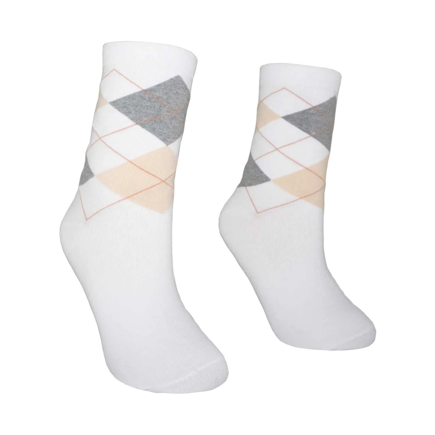 Men's Argyle Design Fashion Crew Socks