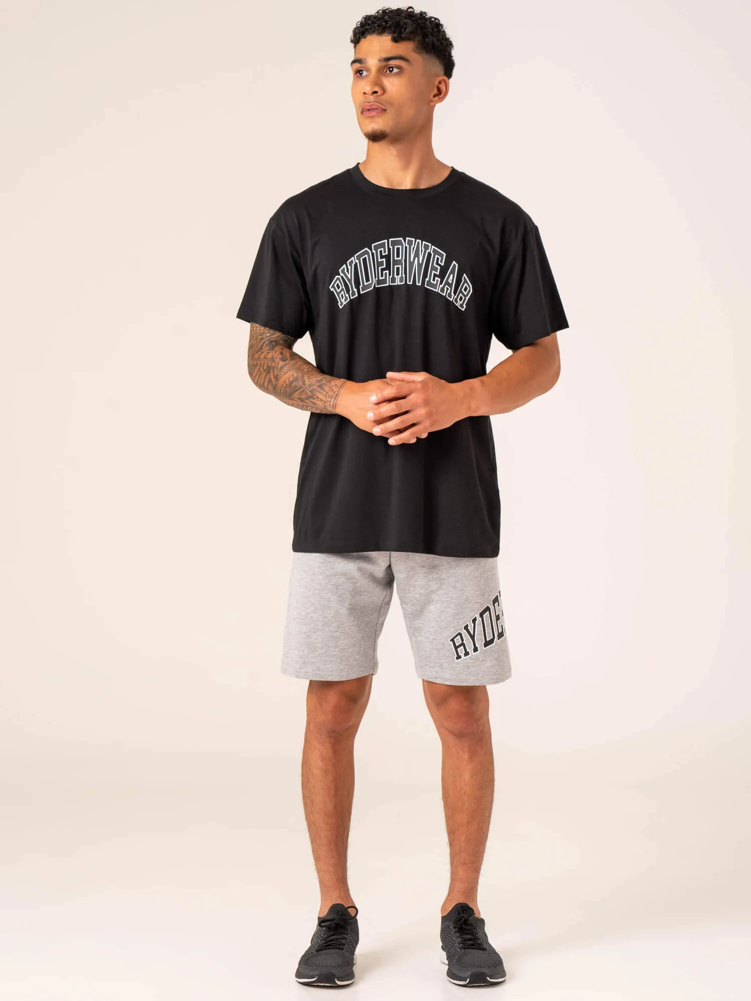 Men's Collegiate Track Short - Grey Marl