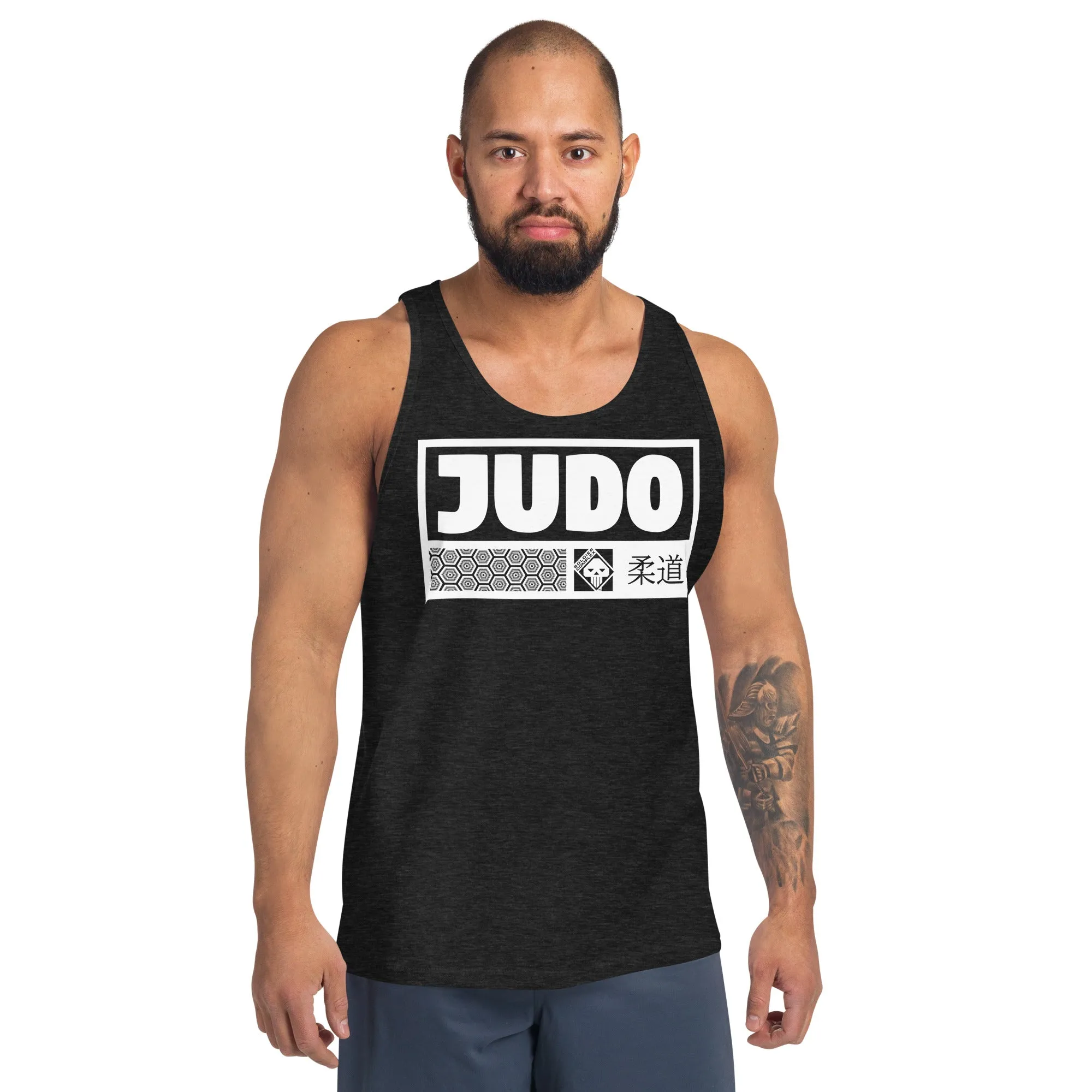 Men's Dark 001 Judo Tank Tops - Make a Statement with Your Moves