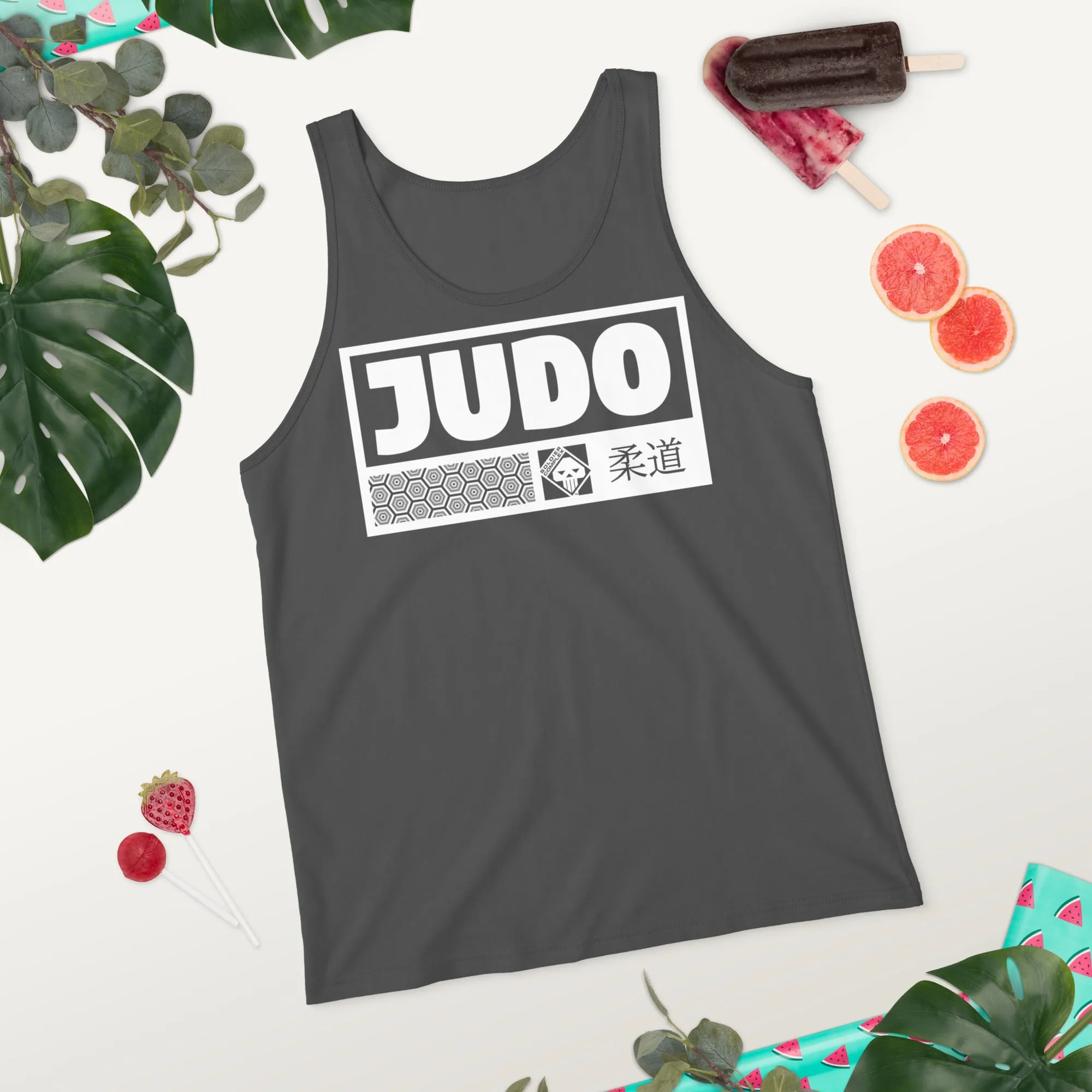 Men's Dark 001 Judo Tank Tops - Make a Statement with Your Moves